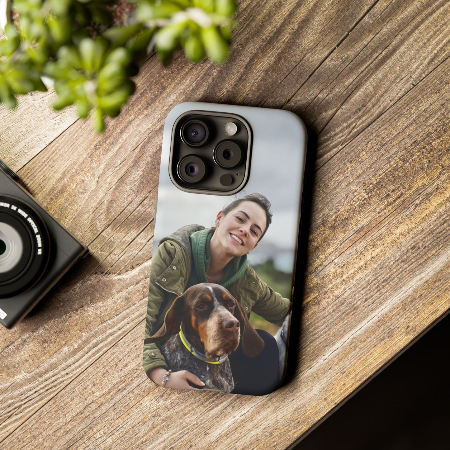 Custom Tough Phone Case, Personalized Pet Photo Case, Durable Dog Lover Gift, Unique Phone Accessory, Ideal for Pet Owners