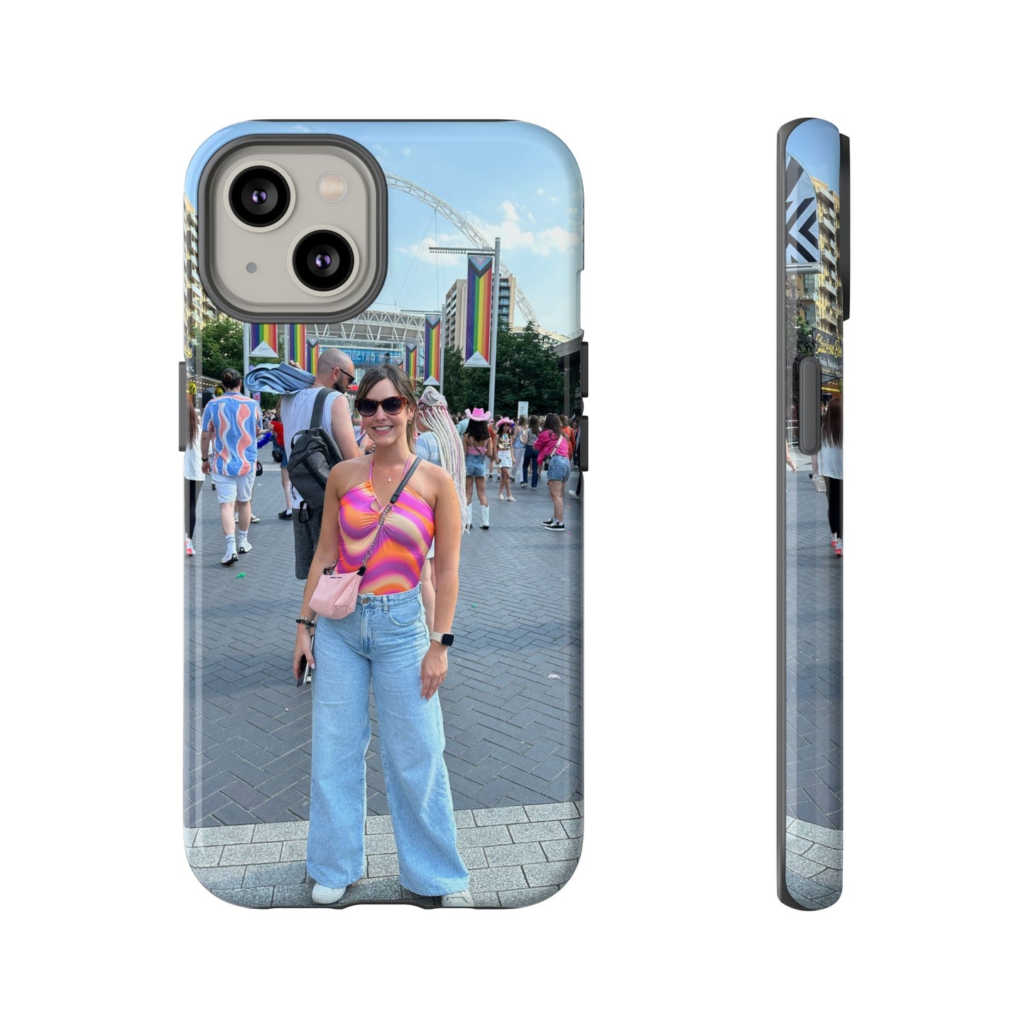 Colorful Phone Case, Vibrant iPhone Cover, Perfect for Summer Festivals, Gift for Music Lovers, Trendy Phone Accessory, Customizable Design