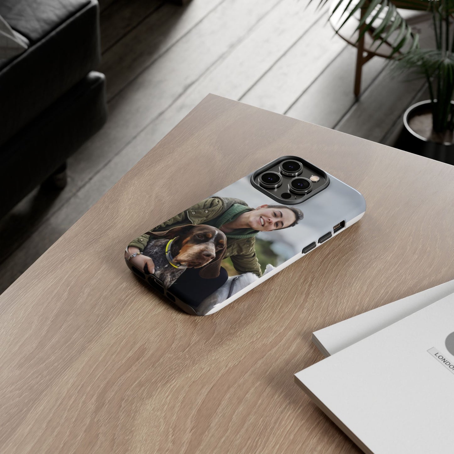 Custom Tough Phone Case, Personalized Pet Photo Case, Durable Dog Lover Gift, Unique Phone Accessory, Ideal for Pet Owners