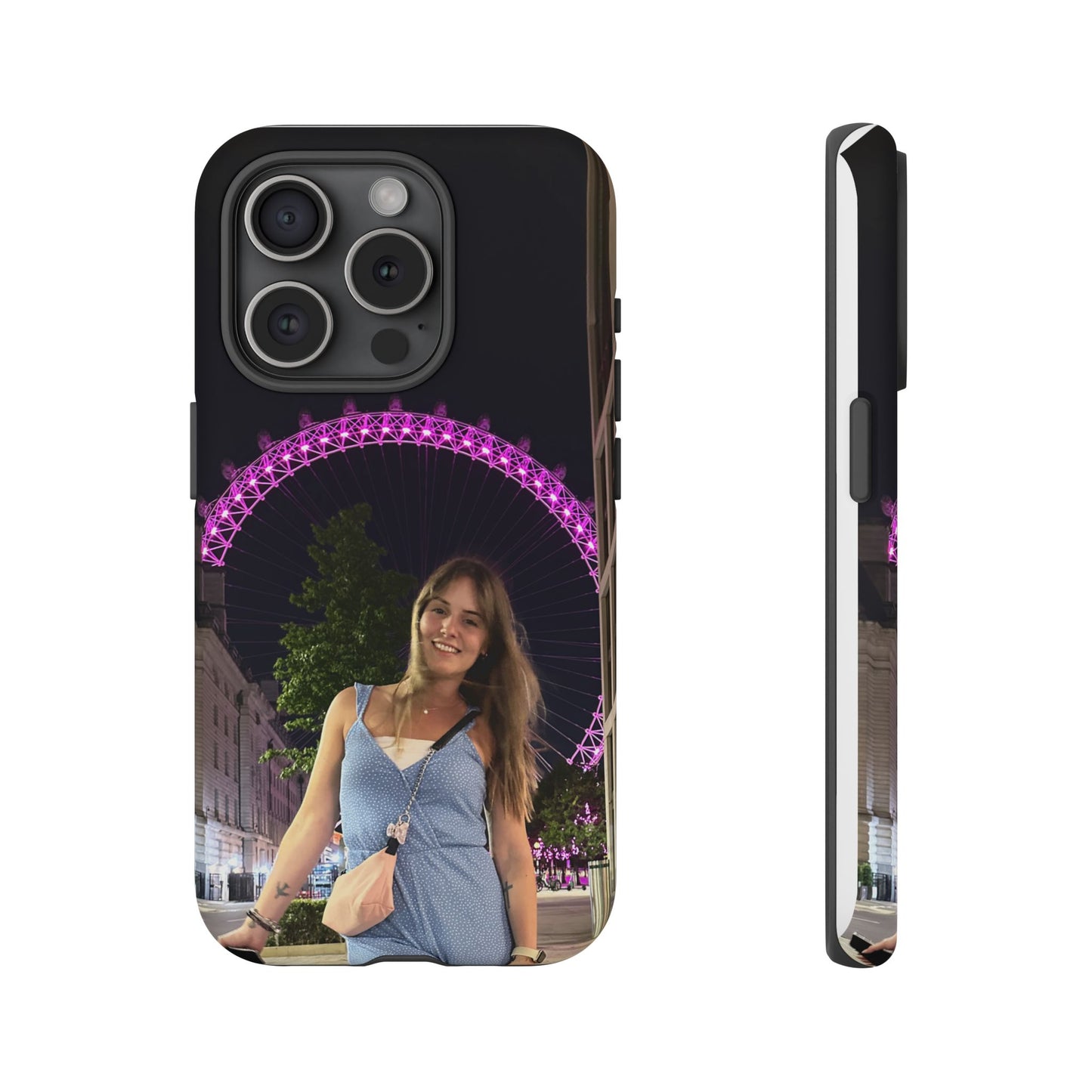 Personalized Phone Case with London Eye Design, Gifts for Her, Custom Cases