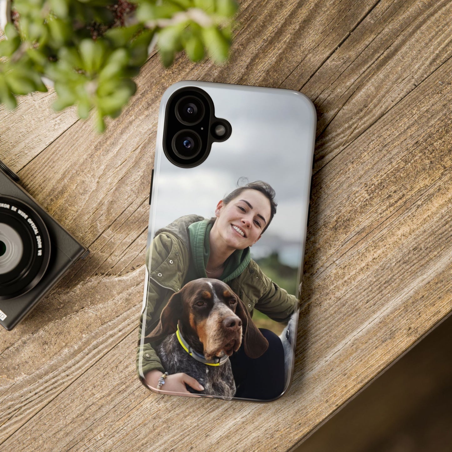 Custom Tough Phone Case, Personalized Pet Photo Case, Durable Dog Lover Gift, Unique Phone Accessory, Ideal for Pet Owners