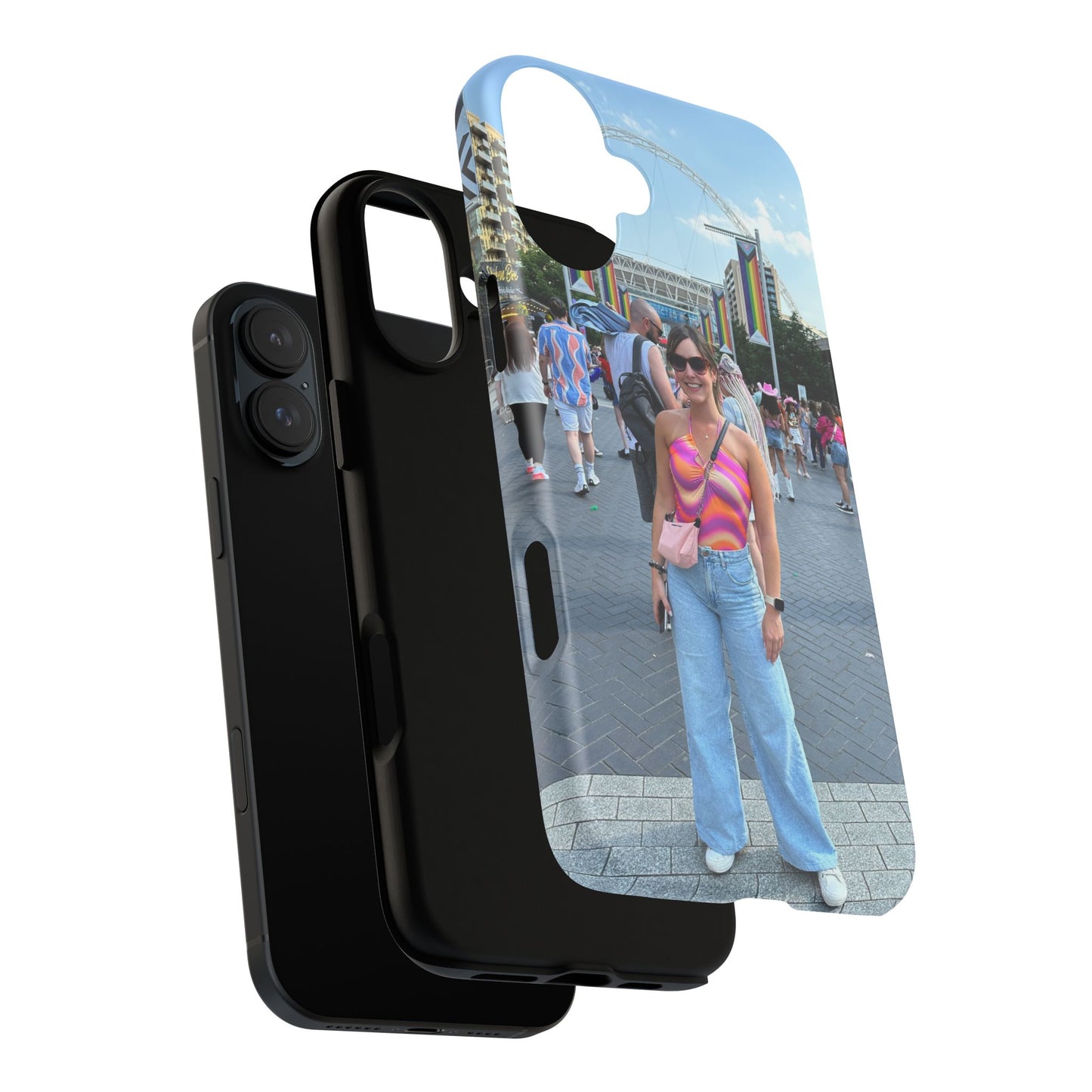 Colorful Phone Case, Vibrant iPhone Cover, Perfect for Summer Festivals, Gift for Music Lovers, Trendy Phone Accessory, Customizable Design