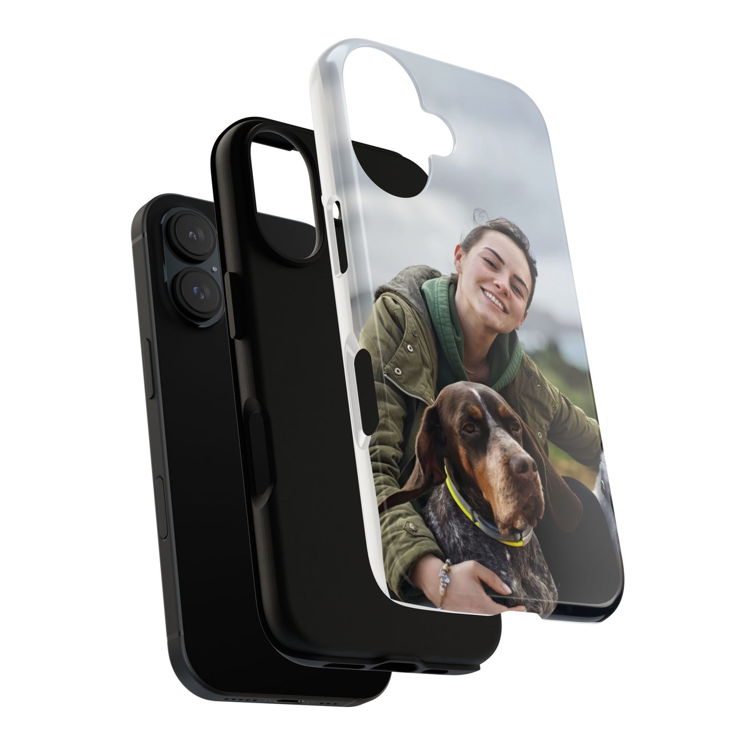 Custom Tough Phone Case, Personalized Pet Photo Case, Durable Dog Lover Gift, Unique Phone Accessory, Ideal for Pet Owners