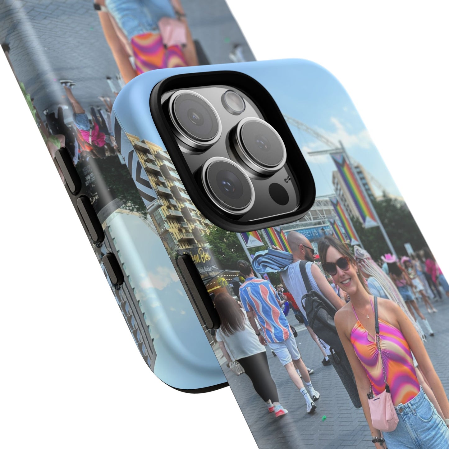 Colorful Phone Case, Vibrant iPhone Cover, Perfect for Summer Festivals, Gift for Music Lovers, Trendy Phone Accessory, Customizable Design