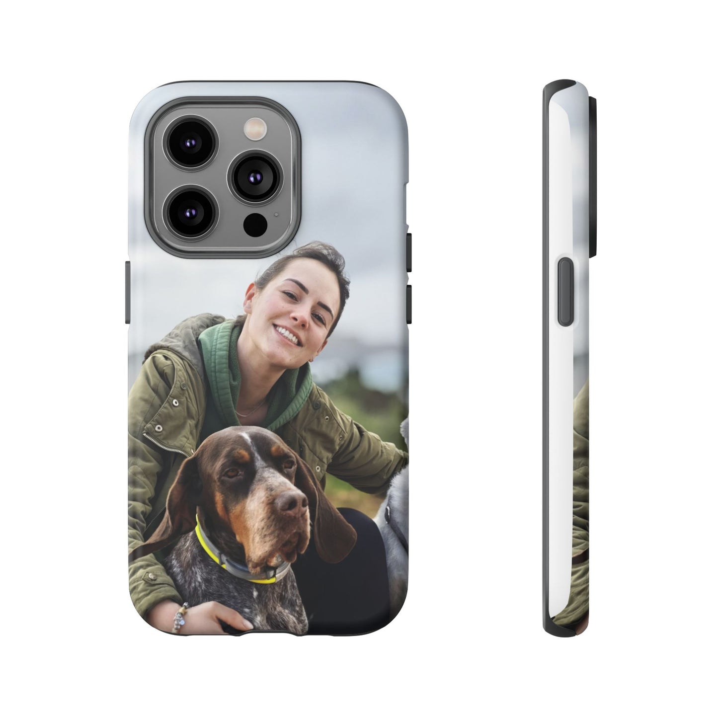 Custom Tough Phone Case, Personalized Pet Photo Case, Durable Dog Lover Gift, Unique Phone Accessory, Ideal for Pet Owners