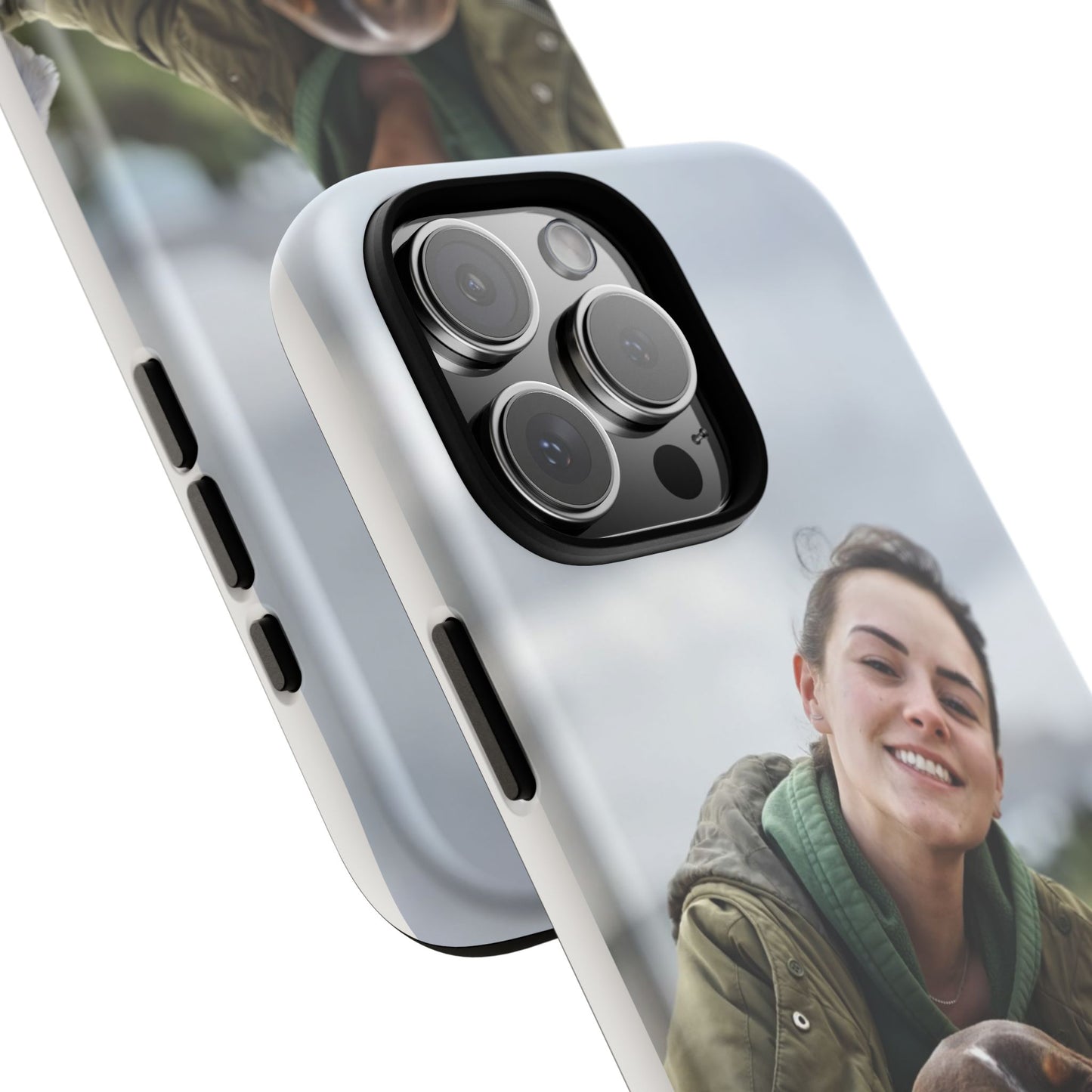 Custom Tough Phone Case, Personalized Pet Photo Case, Durable Dog Lover Gift, Unique Phone Accessory, Ideal for Pet Owners