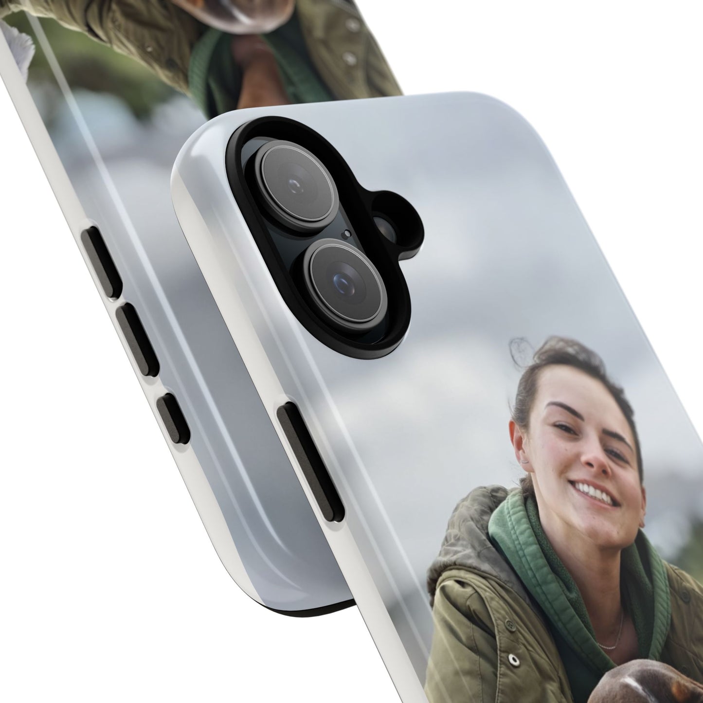 Custom Tough Phone Case, Personalized Pet Photo Case, Durable Dog Lover Gift, Unique Phone Accessory, Ideal for Pet Owners