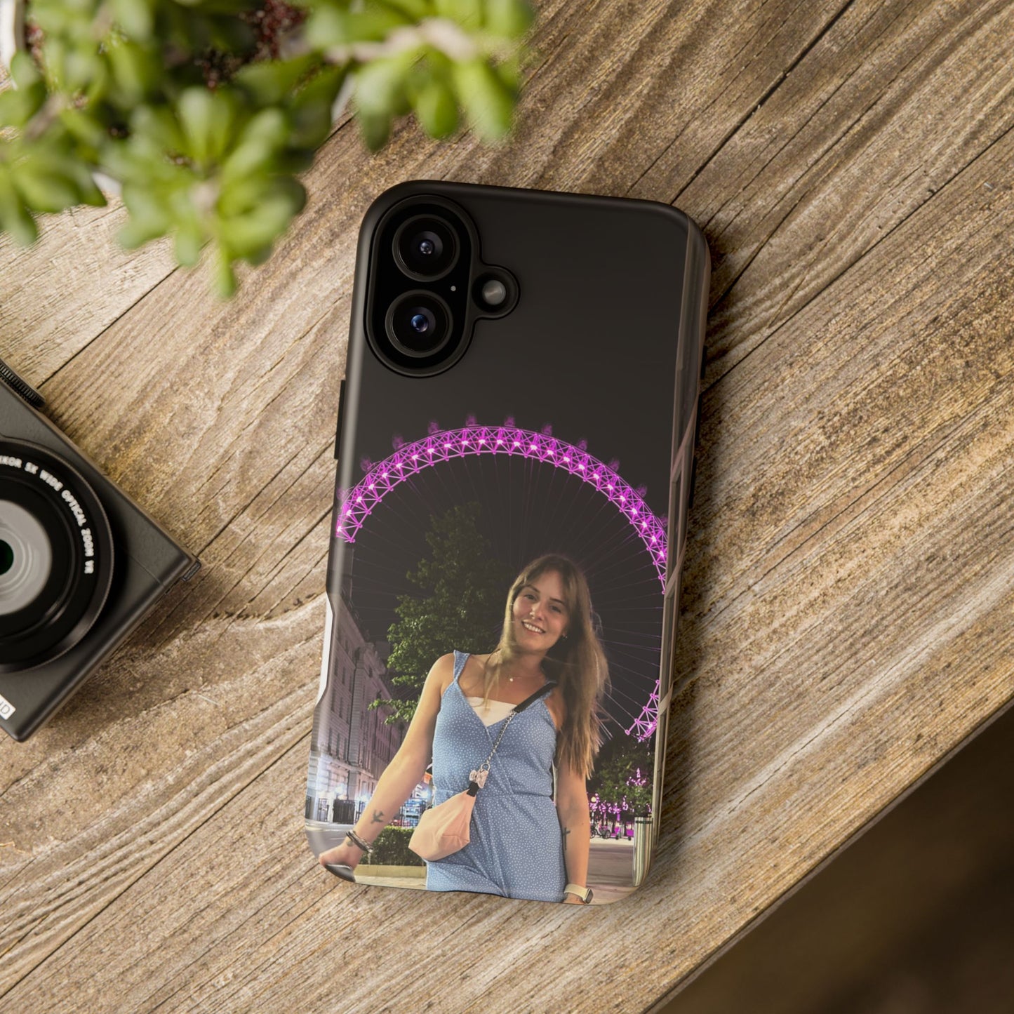 Personalized Phone Case with London Eye Design, Gifts for Her, Custom Cases