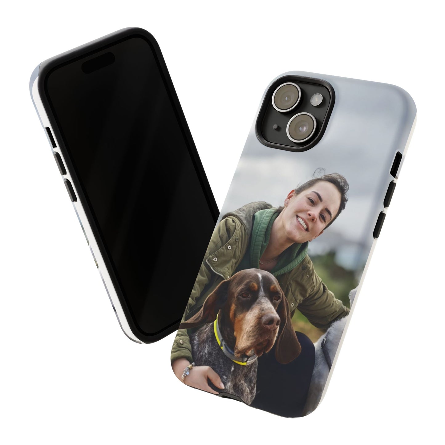 Custom Tough Phone Case, Personalized Pet Photo Case, Durable Dog Lover Gift, Unique Phone Accessory, Ideal for Pet Owners