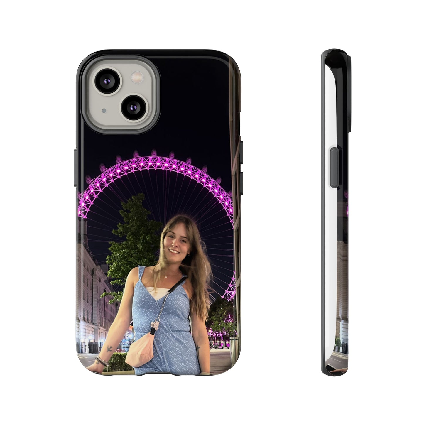 Personalized Phone Case with London Eye Design, Gifts for Her, Custom Cases