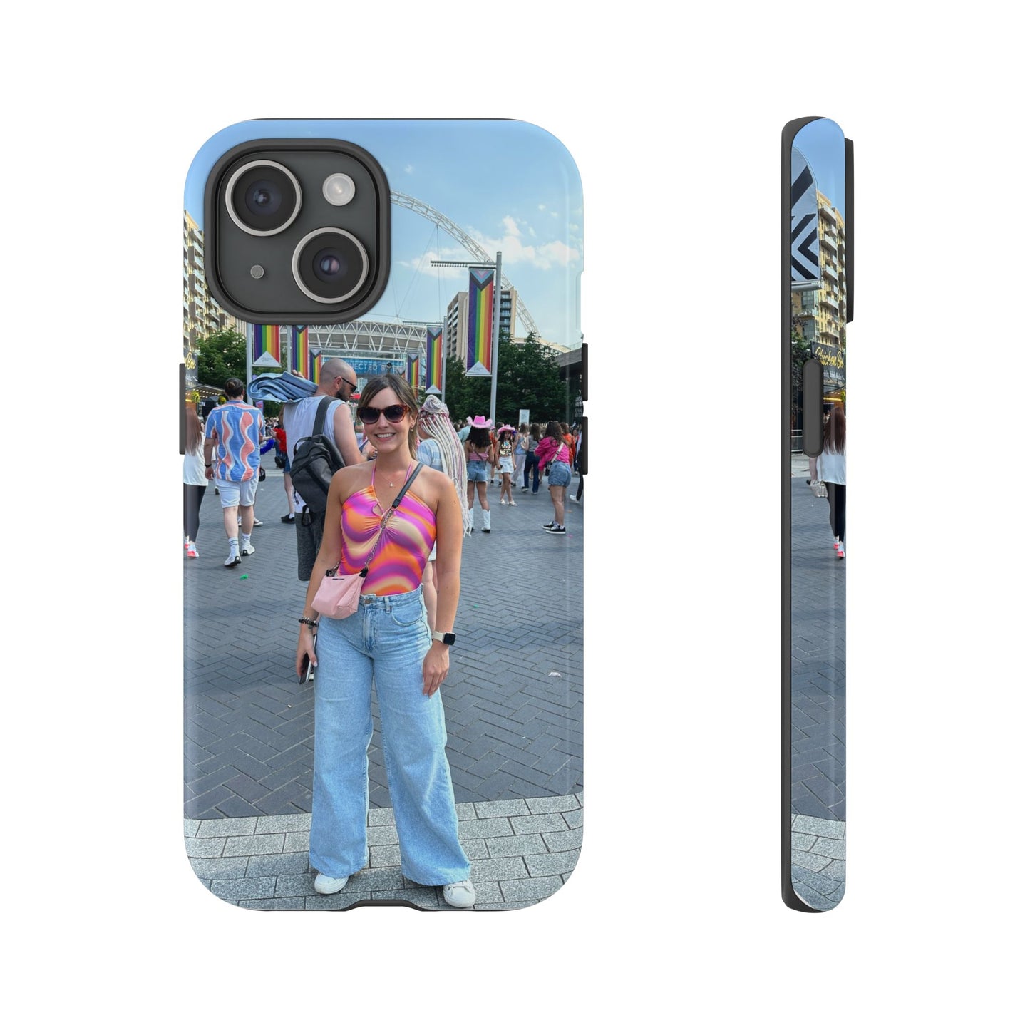 Colorful Phone Case, Vibrant iPhone Cover, Perfect for Summer Festivals, Gift for Music Lovers, Trendy Phone Accessory, Customizable Design