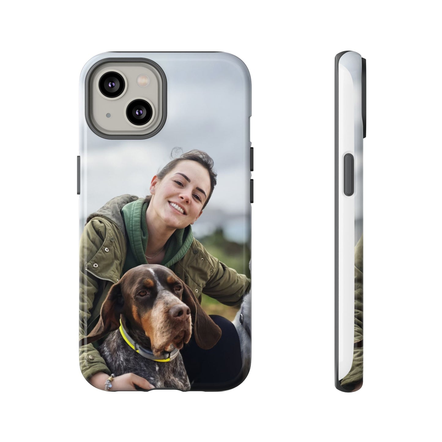 Custom Tough Phone Case, Personalized Pet Photo Case, Durable Dog Lover Gift, Unique Phone Accessory, Ideal for Pet Owners