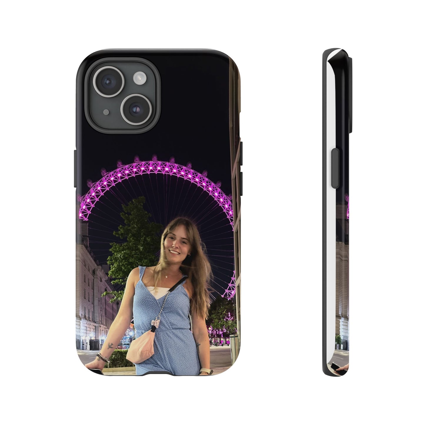 Personalized Phone Case with London Eye Design, Gifts for Her, Custom Cases