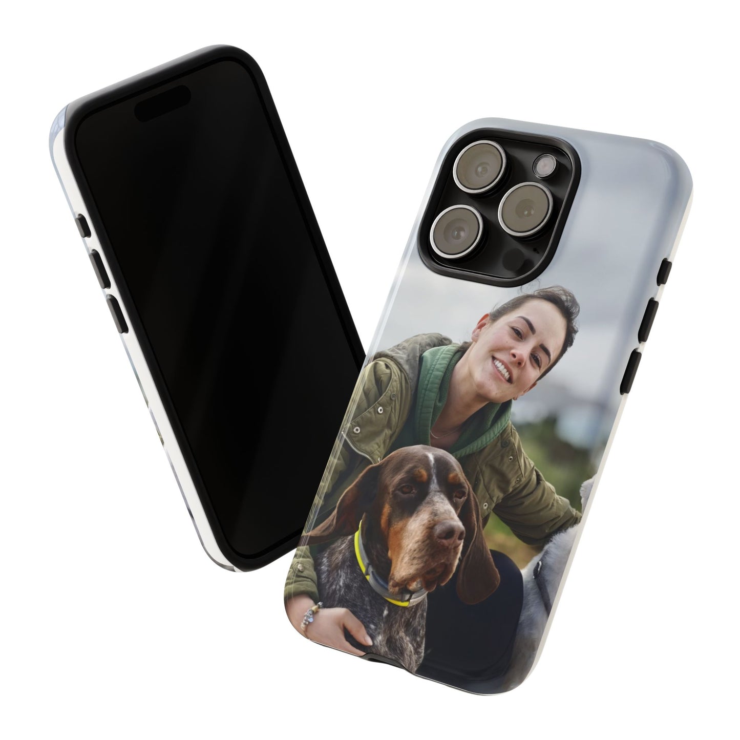 Custom Tough Phone Case, Personalized Pet Photo Case, Durable Dog Lover Gift, Unique Phone Accessory, Ideal for Pet Owners