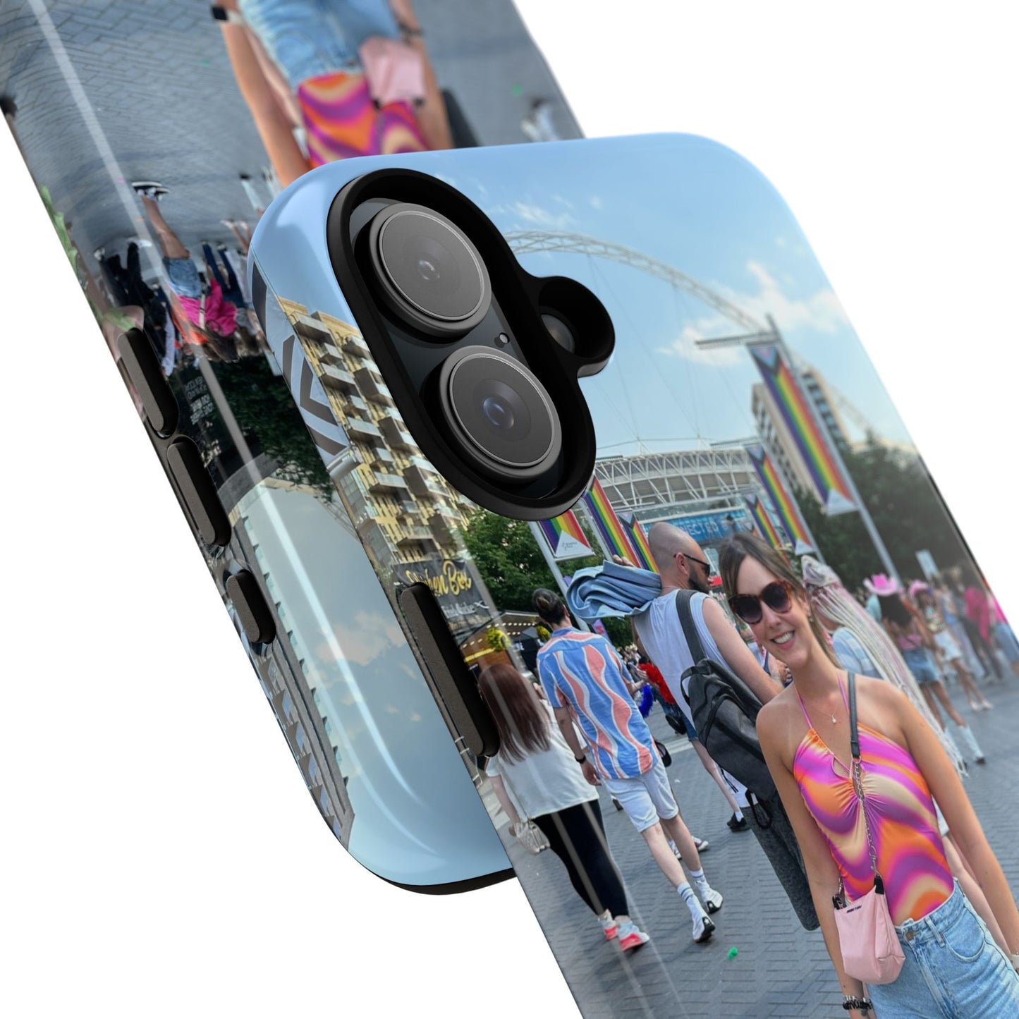 Colorful Phone Case, Vibrant iPhone Cover, Perfect for Summer Festivals, Gift for Music Lovers, Trendy Phone Accessory, Customizable Design