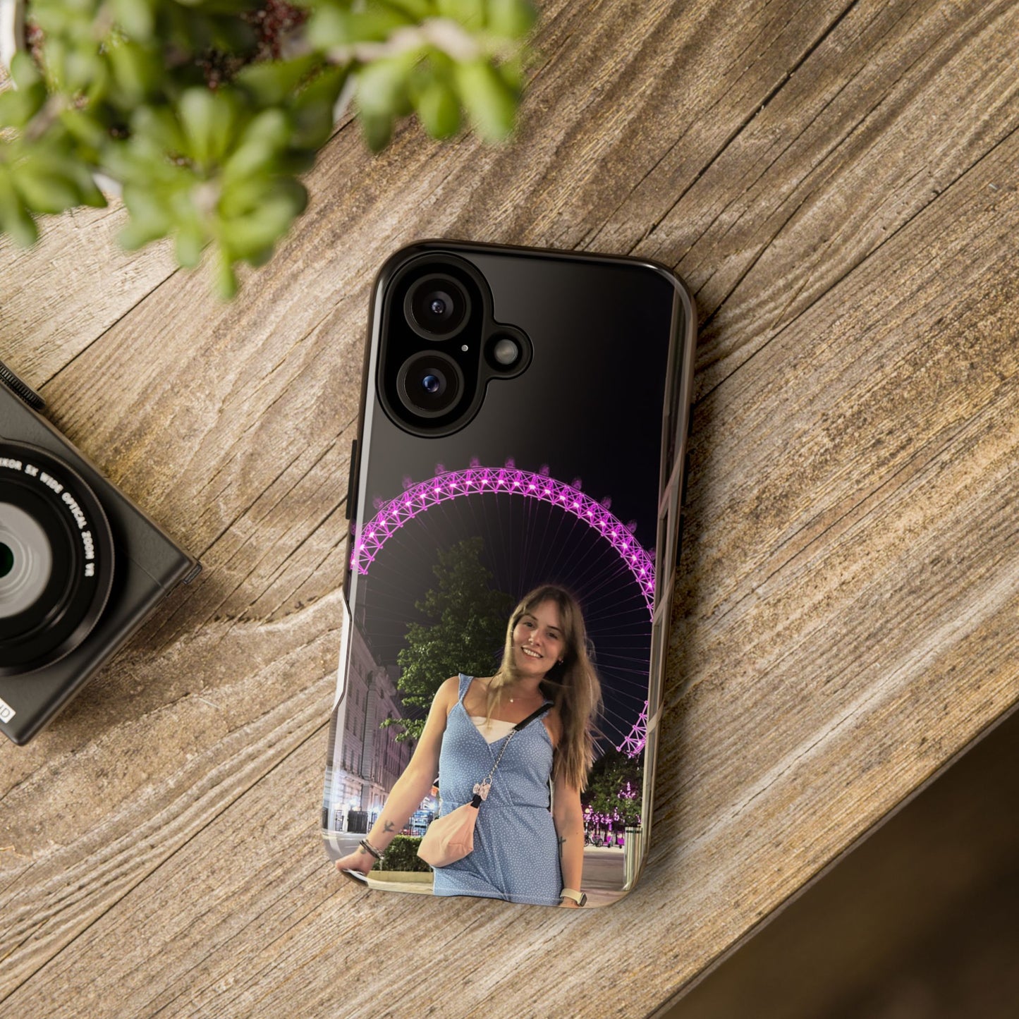 Personalized Phone Case with London Eye Design, Gifts for Her, Custom Cases