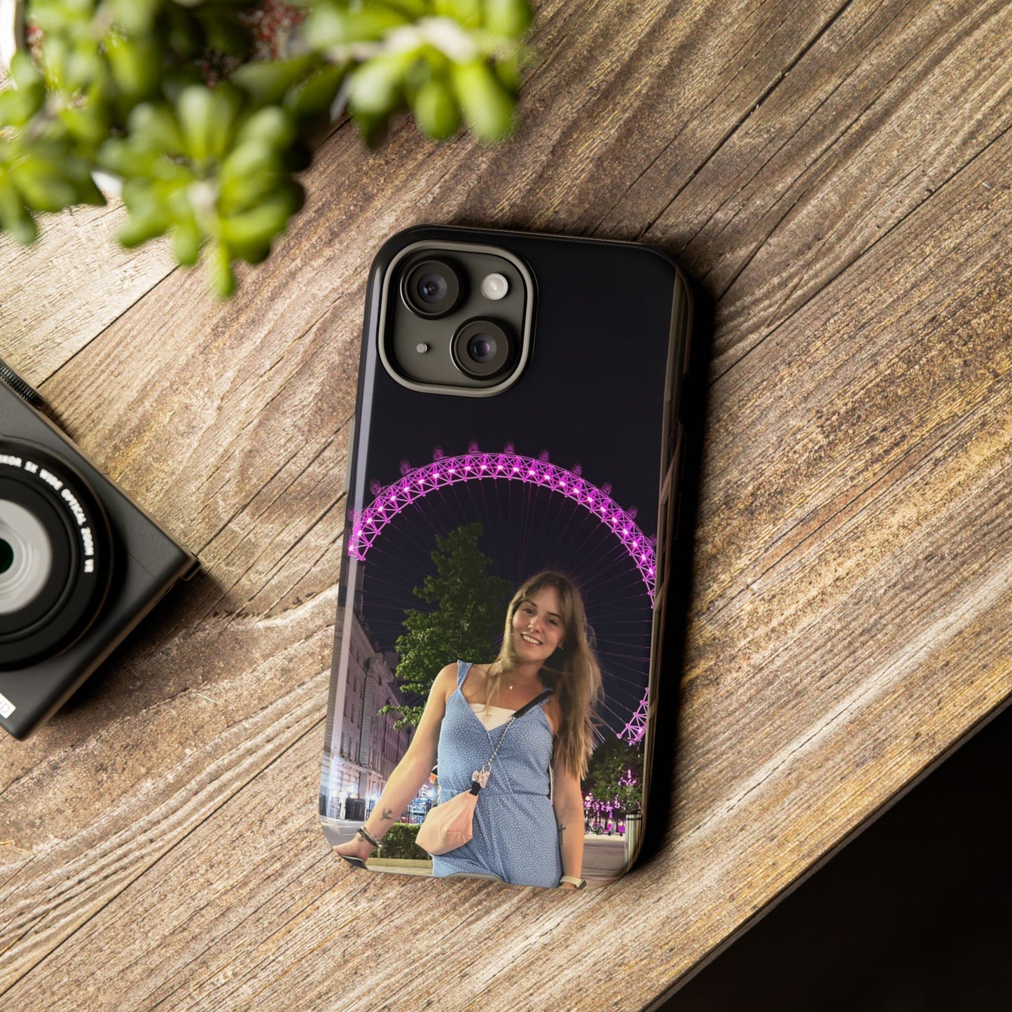 Personalized Phone Case with London Eye Design, Gifts for Her, Custom Cases
