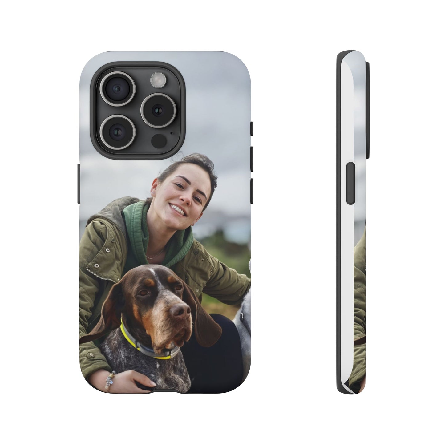Custom Tough Phone Case, Personalized Pet Photo Case, Durable Dog Lover Gift, Unique Phone Accessory, Ideal for Pet Owners