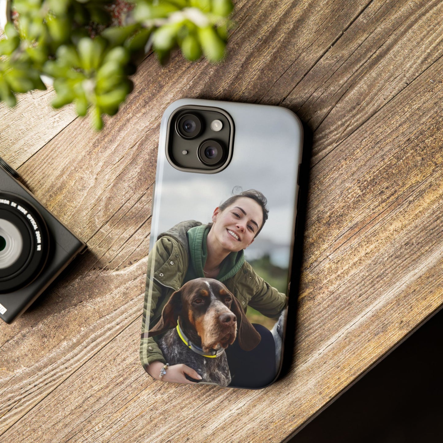 Custom Tough Phone Case, Personalized Pet Photo Case, Durable Dog Lover Gift, Unique Phone Accessory, Ideal for Pet Owners