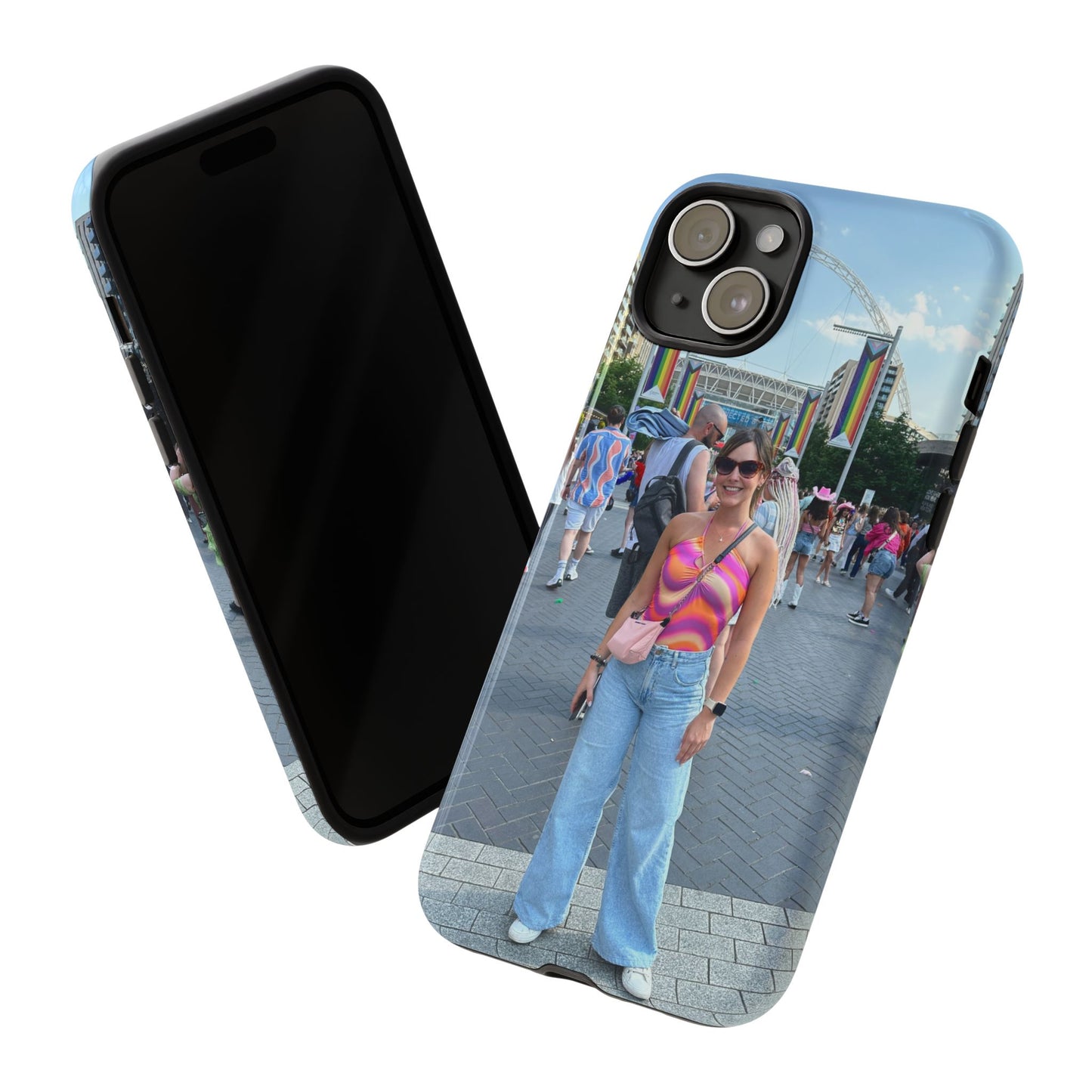Colorful Phone Case, Vibrant iPhone Cover, Perfect for Summer Festivals, Gift for Music Lovers, Trendy Phone Accessory, Customizable Design