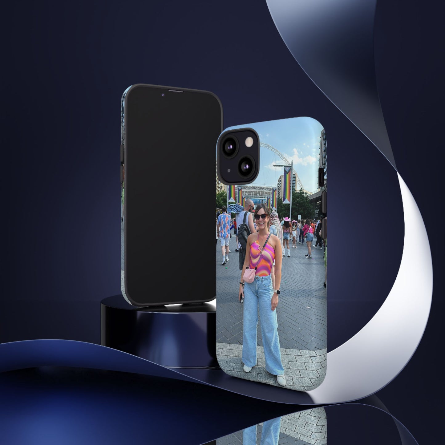 Colorful Phone Case, Vibrant iPhone Cover, Perfect for Summer Festivals, Gift for Music Lovers, Trendy Phone Accessory, Customizable Design