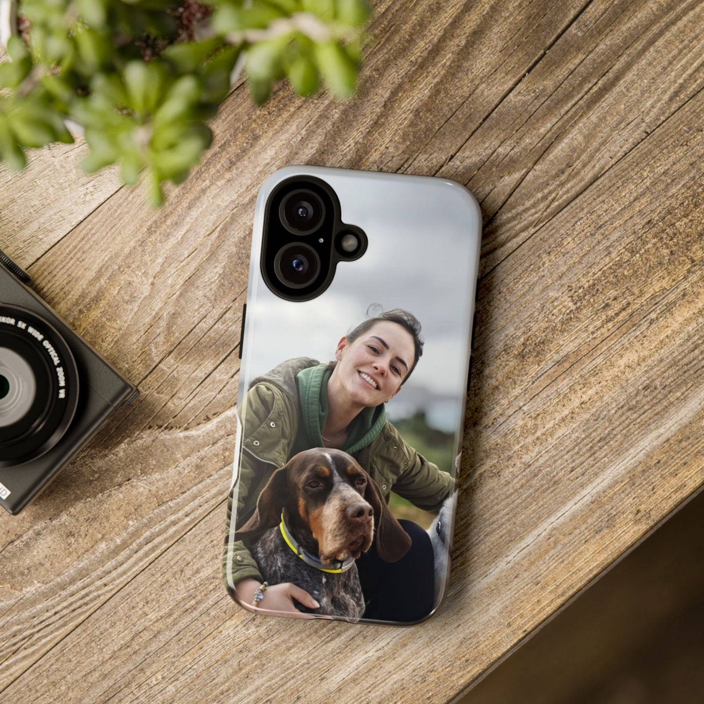 Custom Tough Phone Case, Personalized Pet Photo Case, Durable Dog Lover Gift, Unique Phone Accessory, Ideal for Pet Owners