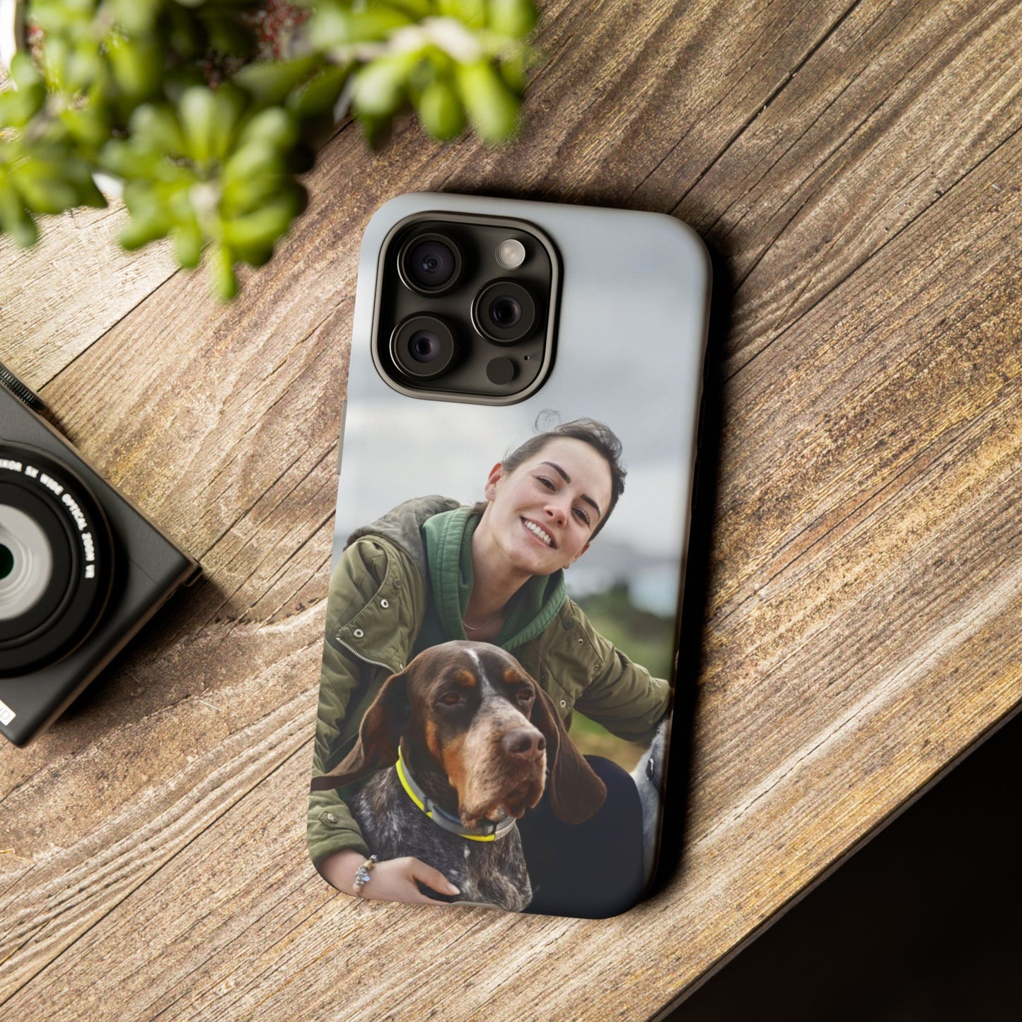 Custom Tough Phone Case, Personalized Pet Photo Case, Durable Dog Lover Gift, Unique Phone Accessory, Ideal for Pet Owners