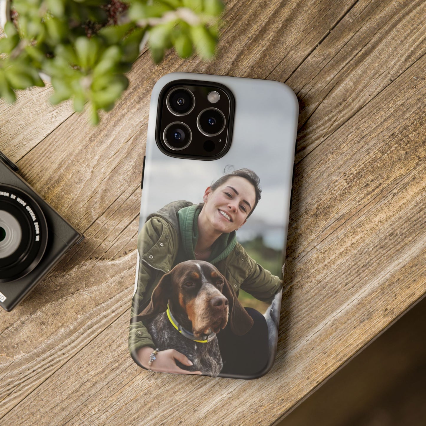 Custom Tough Phone Case, Personalized Pet Photo Case, Durable Dog Lover Gift, Unique Phone Accessory, Ideal for Pet Owners