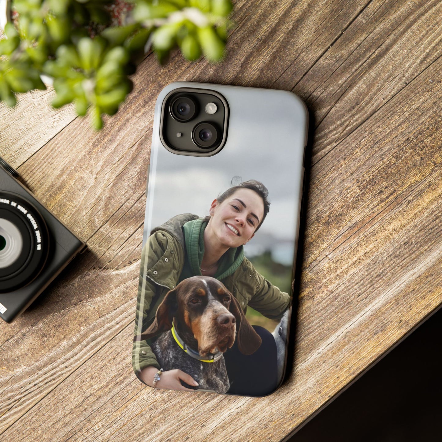 Custom Tough Phone Case, Personalized Pet Photo Case, Durable Dog Lover Gift, Unique Phone Accessory, Ideal for Pet Owners