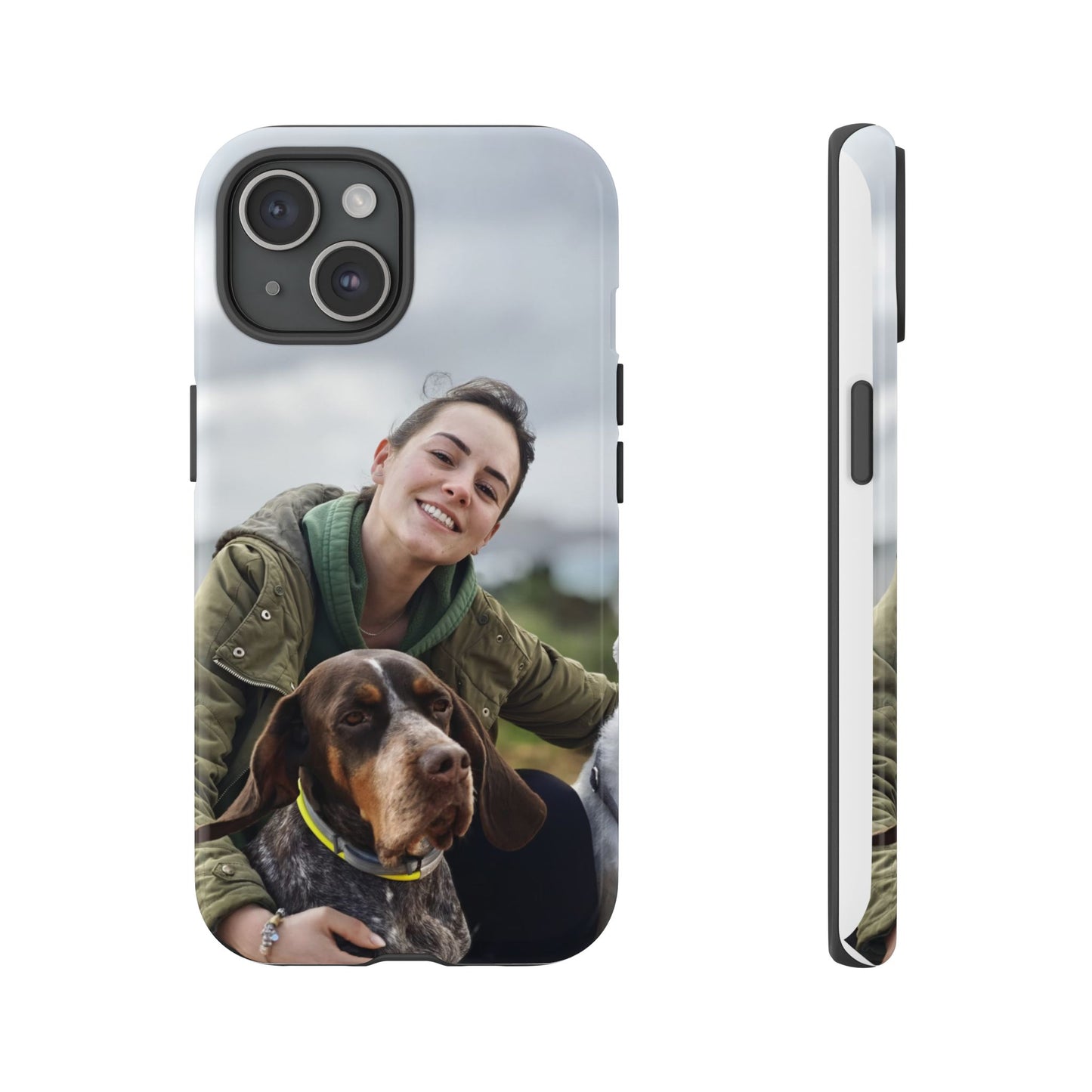 Custom Tough Phone Case, Personalized Pet Photo Case, Durable Dog Lover Gift, Unique Phone Accessory, Ideal for Pet Owners