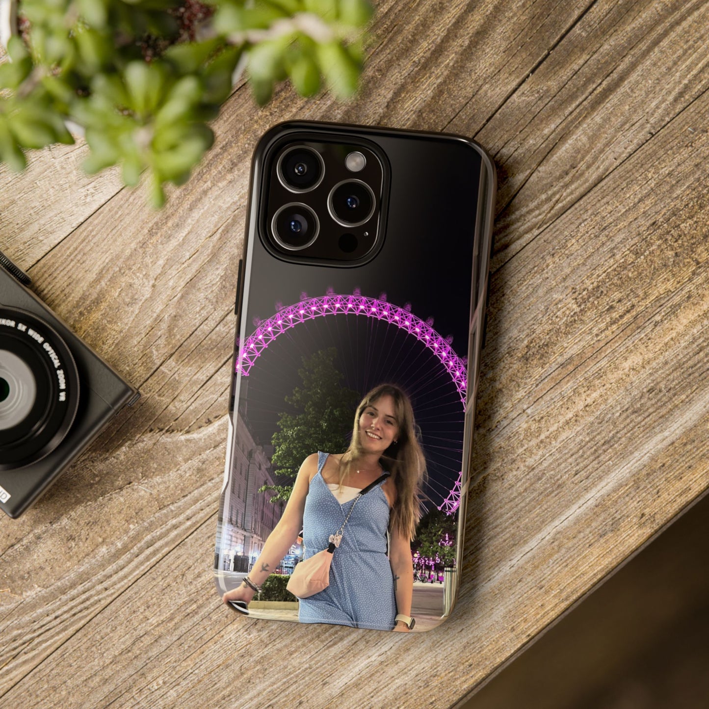 Personalized Phone Case with London Eye Design, Gifts for Her, Custom Cases