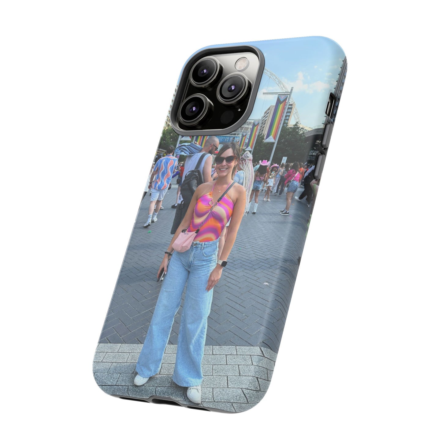 Colorful Phone Case, Vibrant iPhone Cover, Perfect for Summer Festivals, Gift for Music Lovers, Trendy Phone Accessory, Customizable Design