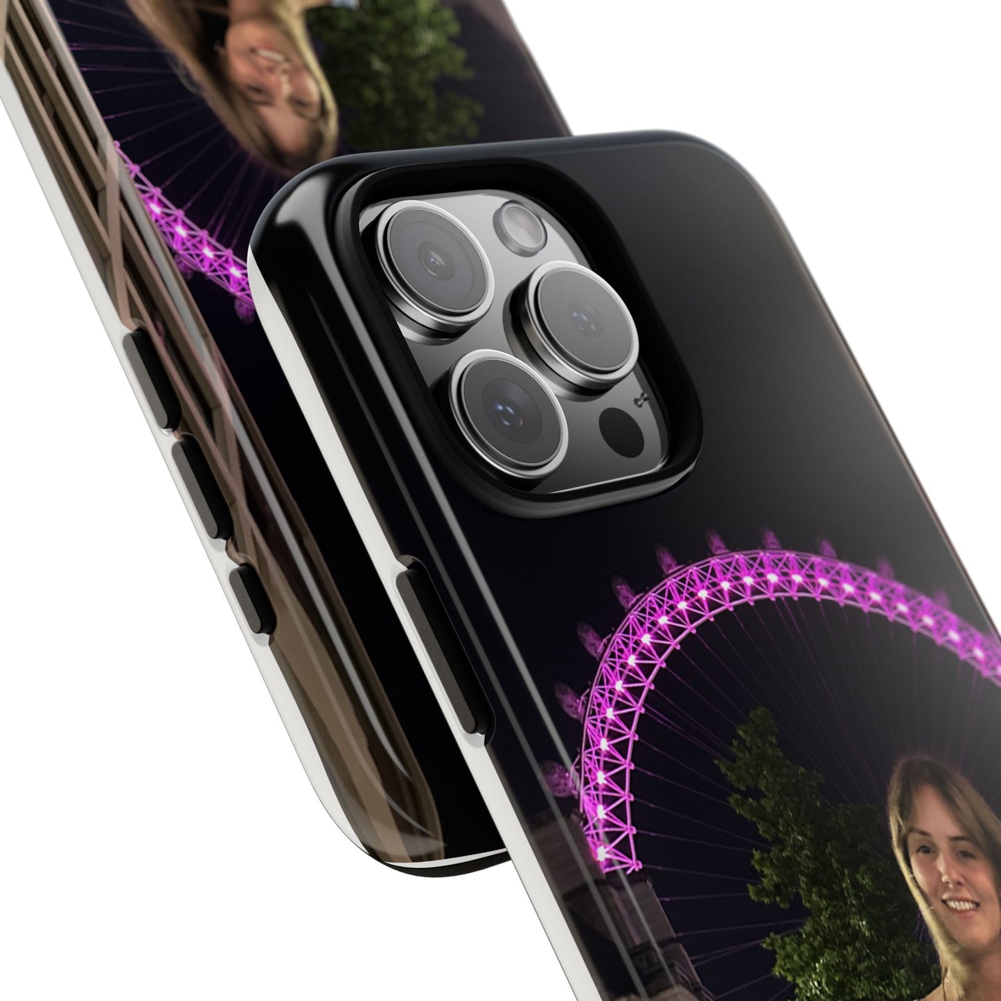 Personalized Phone Case with London Eye Design, Gifts for Her, Custom Cases