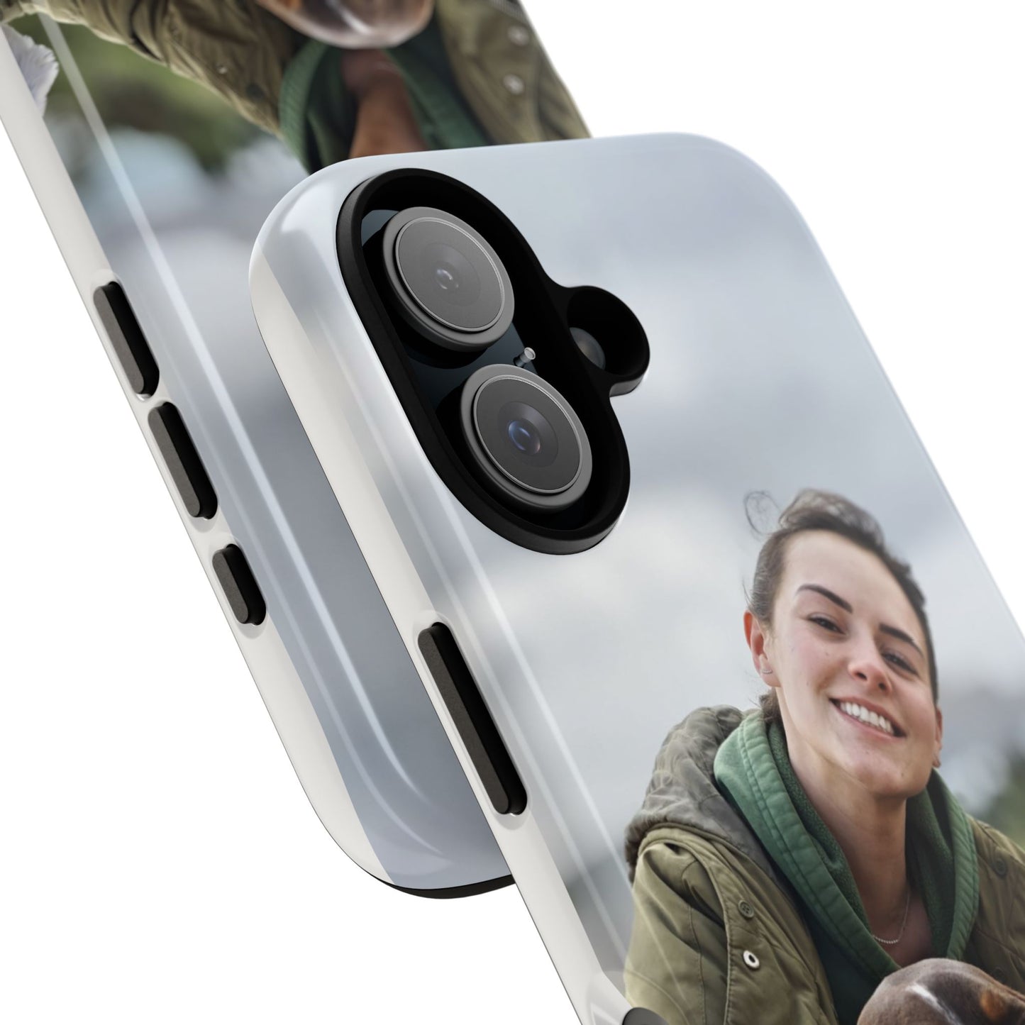 Custom Tough Phone Case, Personalized Pet Photo Case, Durable Dog Lover Gift, Unique Phone Accessory, Ideal for Pet Owners