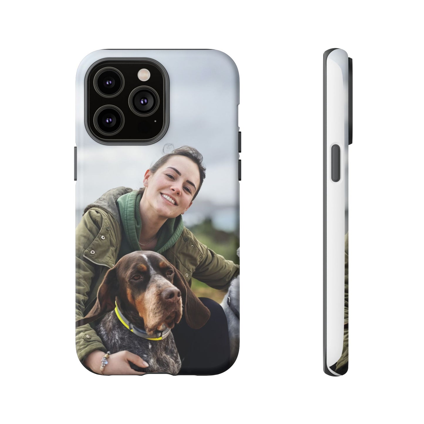 Custom Tough Phone Case, Personalized Pet Photo Case, Durable Dog Lover Gift, Unique Phone Accessory, Ideal for Pet Owners