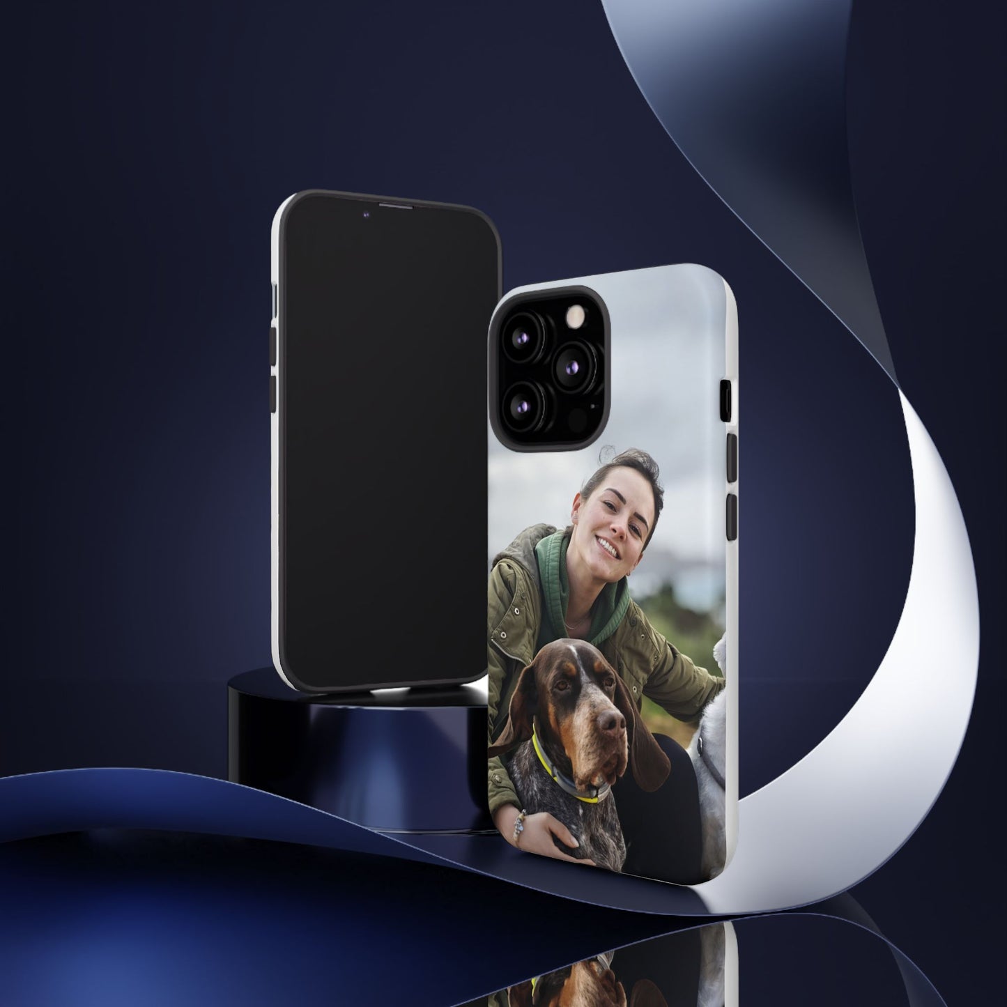 Custom Tough Phone Case, Personalized Pet Photo Case, Durable Dog Lover Gift, Unique Phone Accessory, Ideal for Pet Owners