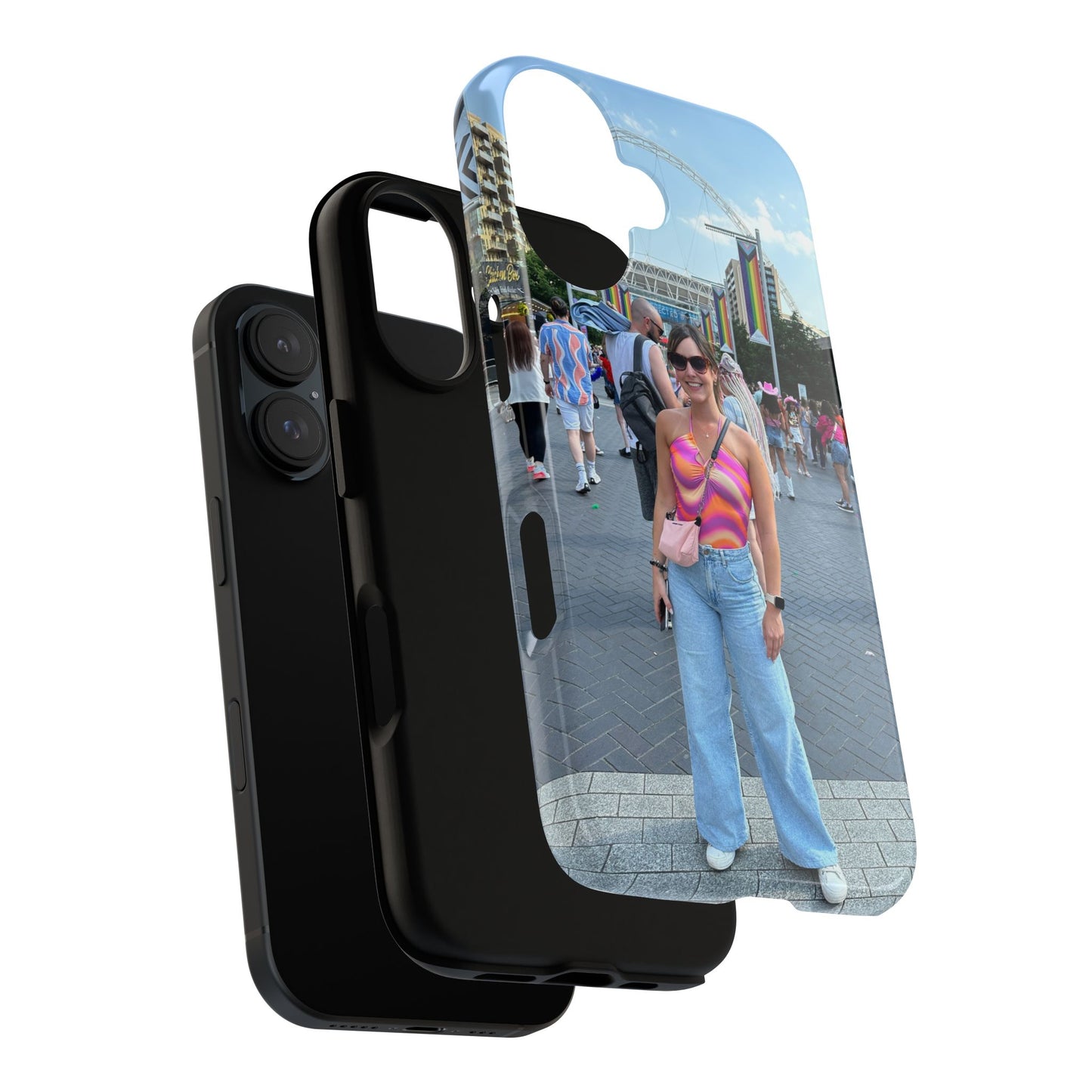 Colorful Phone Case, Vibrant iPhone Cover, Perfect for Summer Festivals, Gift for Music Lovers, Trendy Phone Accessory, Customizable Design
