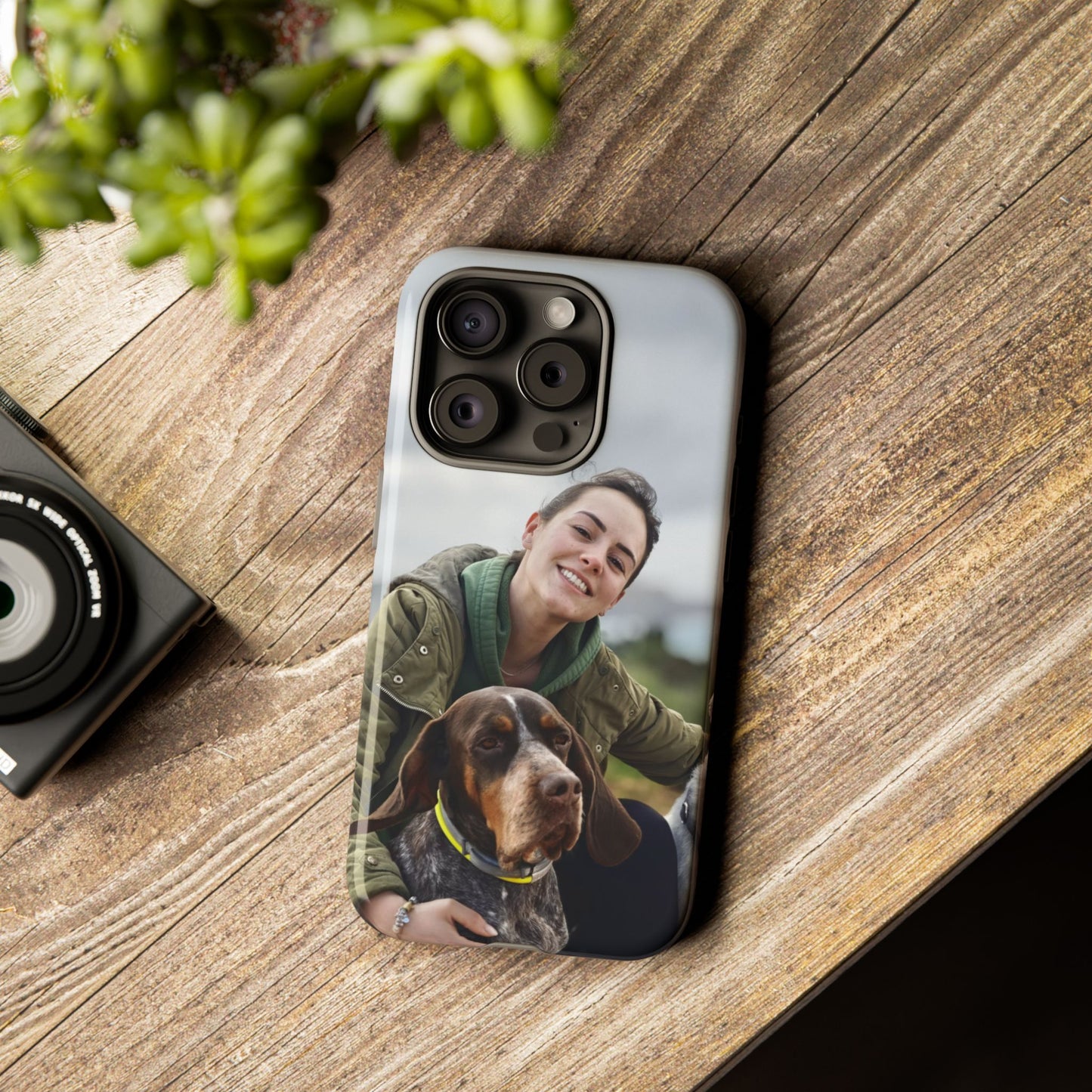 Custom Tough Phone Case, Personalized Pet Photo Case, Durable Dog Lover Gift, Unique Phone Accessory, Ideal for Pet Owners