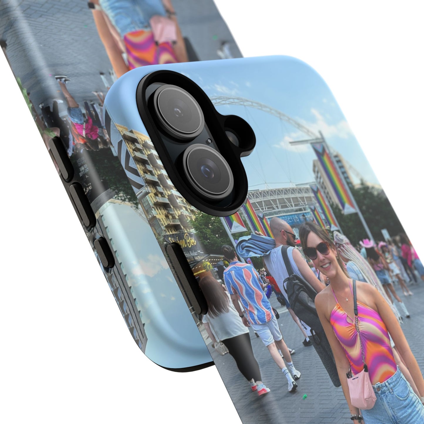 Colorful Phone Case, Vibrant iPhone Cover, Perfect for Summer Festivals, Gift for Music Lovers, Trendy Phone Accessory, Customizable Design