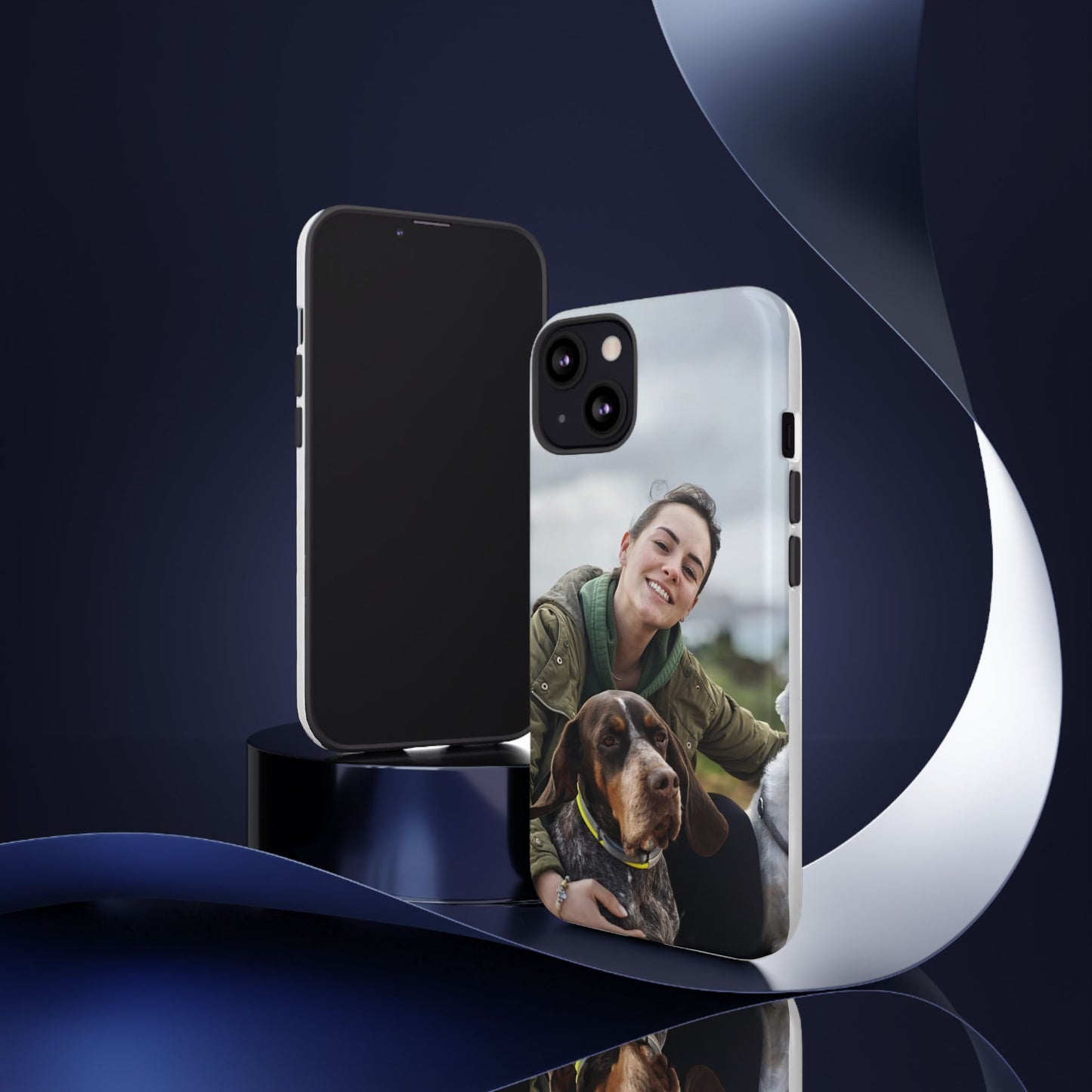 Custom Tough Phone Case, Personalized Pet Photo Case, Durable Dog Lover Gift, Unique Phone Accessory, Ideal for Pet Owners