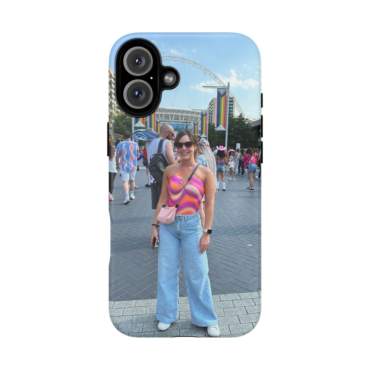 Colorful Phone Case, Vibrant iPhone Cover, Perfect for Summer Festivals, Gift for Music Lovers, Trendy Phone Accessory, Customizable Design