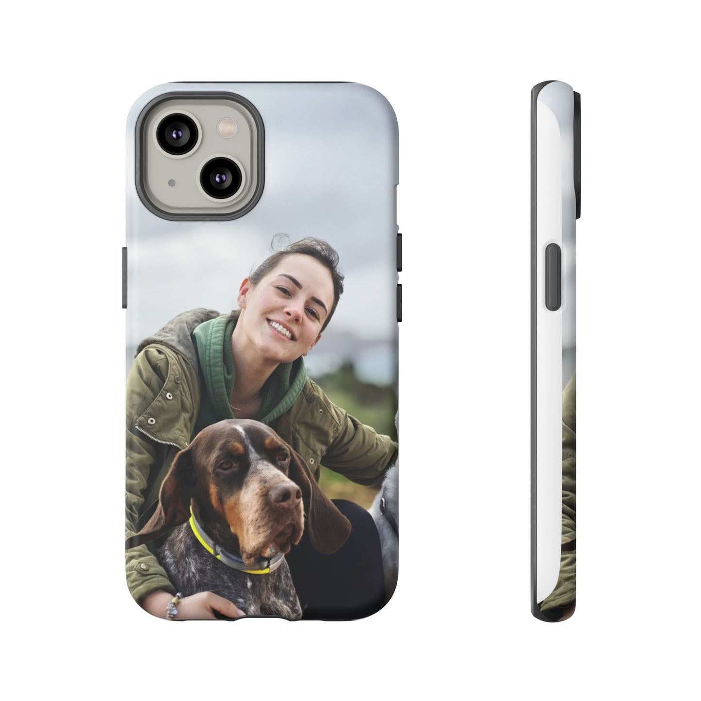 Custom Tough Phone Case, Personalized Pet Photo Case, Durable Dog Lover Gift, Unique Phone Accessory, Ideal for Pet Owners