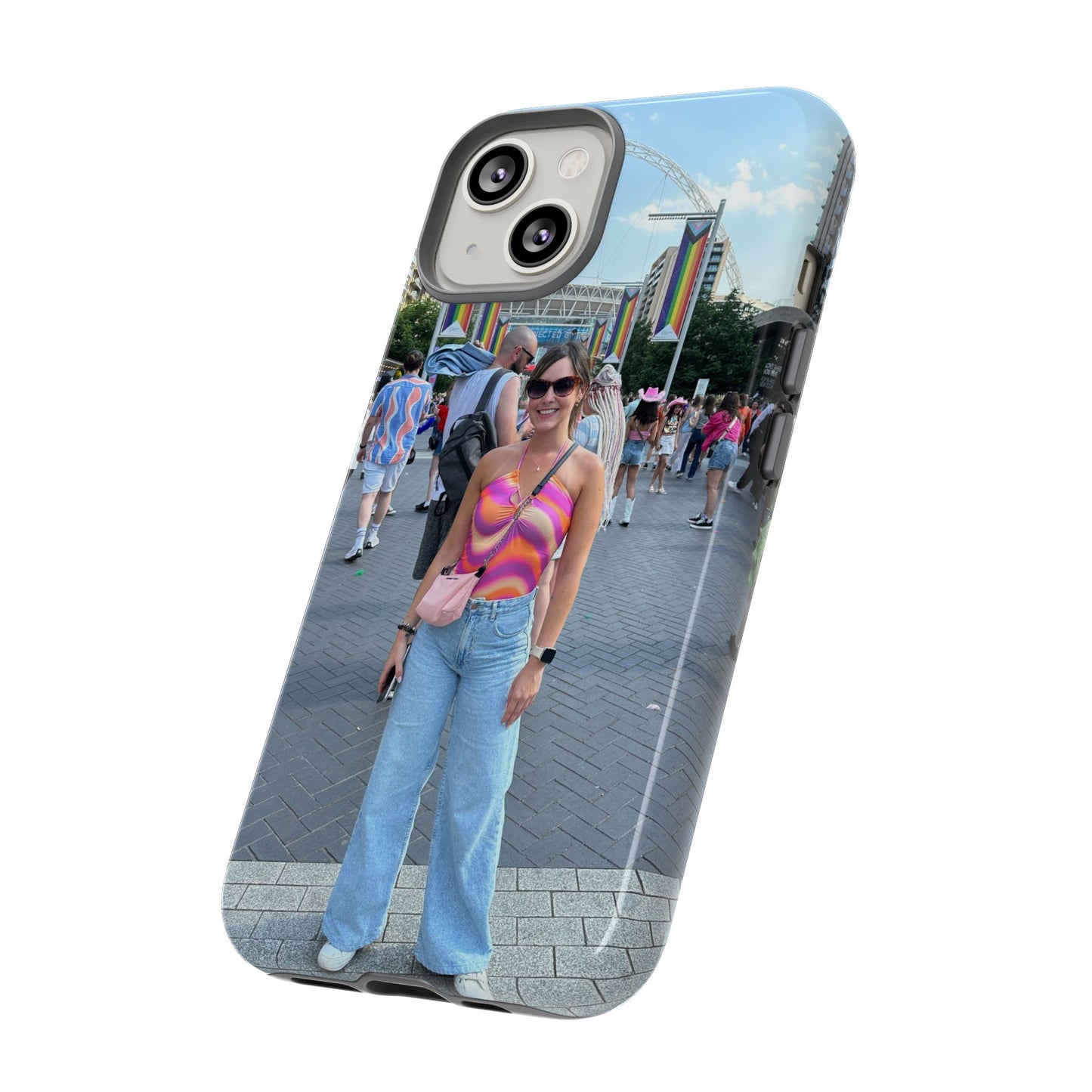 Colorful Phone Case, Vibrant iPhone Cover, Perfect for Summer Festivals, Gift for Music Lovers, Trendy Phone Accessory, Customizable Design