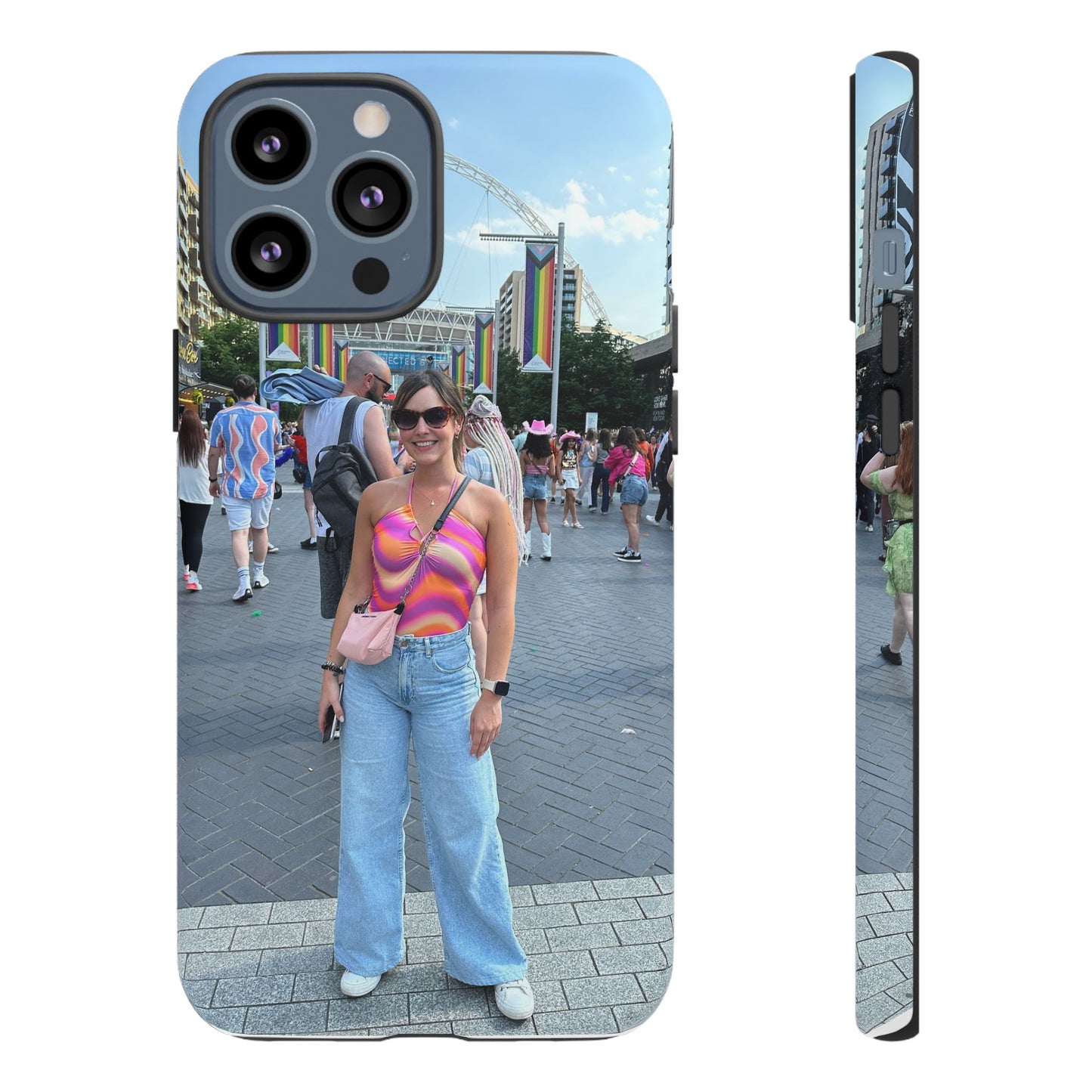 Colorful Phone Case, Vibrant iPhone Cover, Perfect for Summer Festivals, Gift for Music Lovers, Trendy Phone Accessory, Customizable Design
