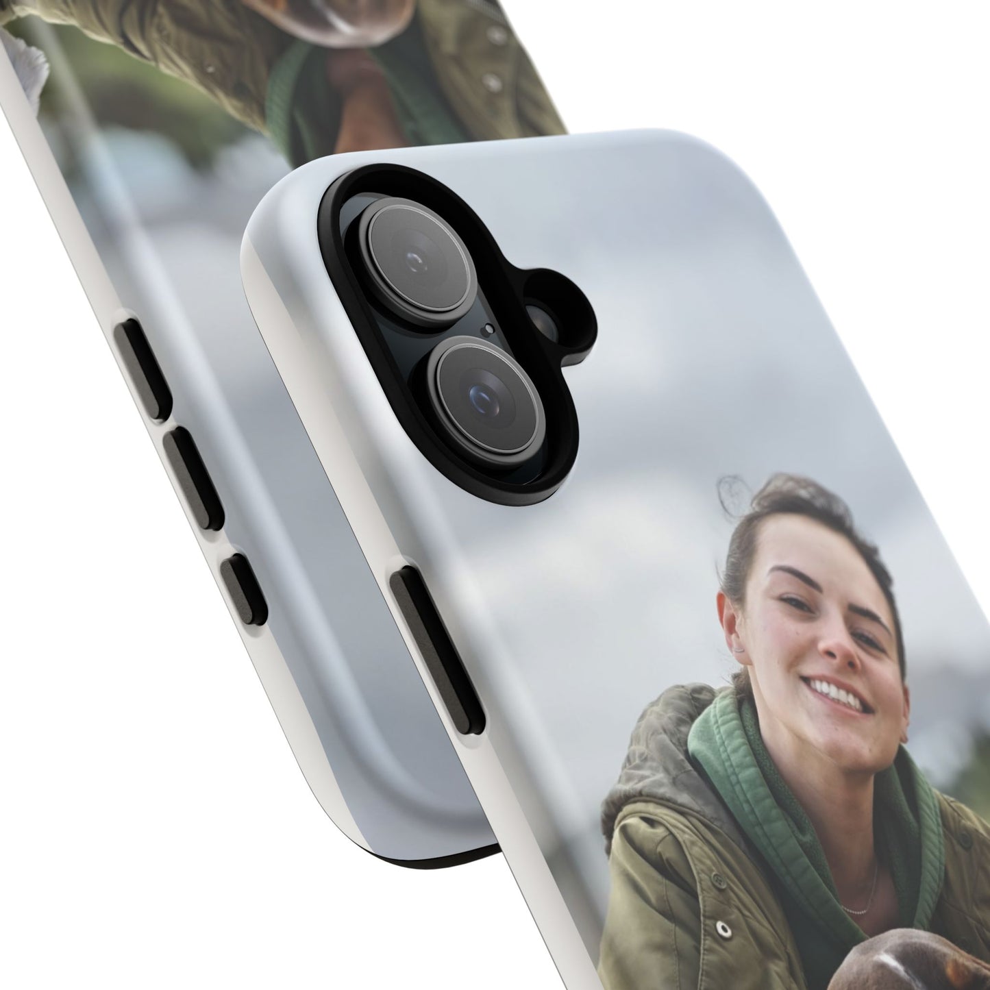 Custom Tough Phone Case, Personalized Pet Photo Case, Durable Dog Lover Gift, Unique Phone Accessory, Ideal for Pet Owners