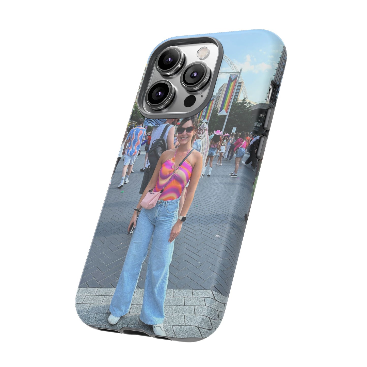Colorful Phone Case, Vibrant iPhone Cover, Perfect for Summer Festivals, Gift for Music Lovers, Trendy Phone Accessory, Customizable Design