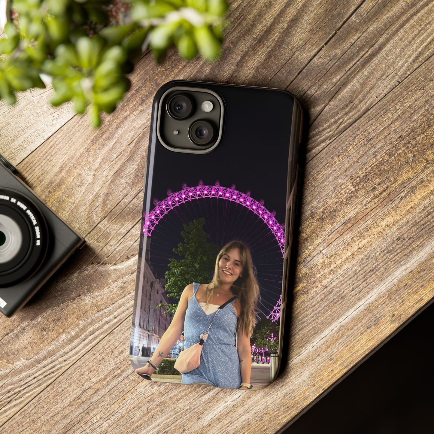 Personalized Phone Case with London Eye Design, Gifts for Her, Custom Cases
