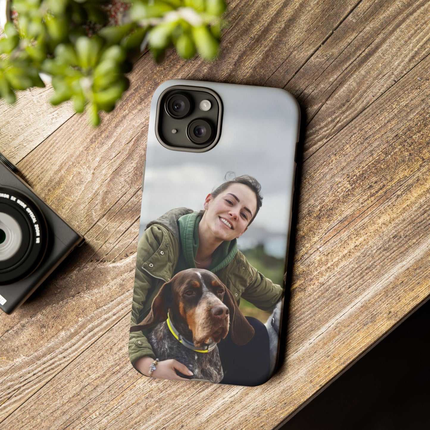 Custom Tough Phone Case, Personalized Pet Photo Case, Durable Dog Lover Gift, Unique Phone Accessory, Ideal for Pet Owners