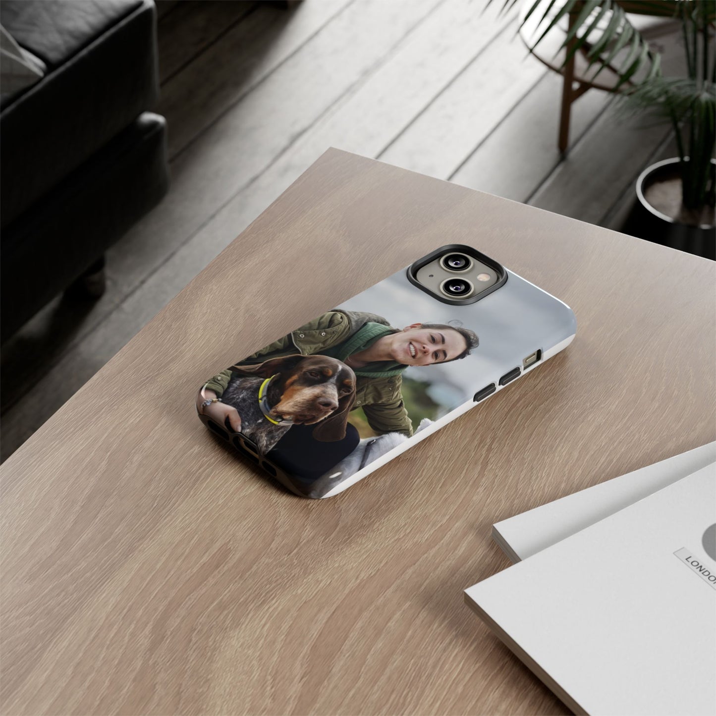 Custom Tough Phone Case, Personalized Pet Photo Case, Durable Dog Lover Gift, Unique Phone Accessory, Ideal for Pet Owners