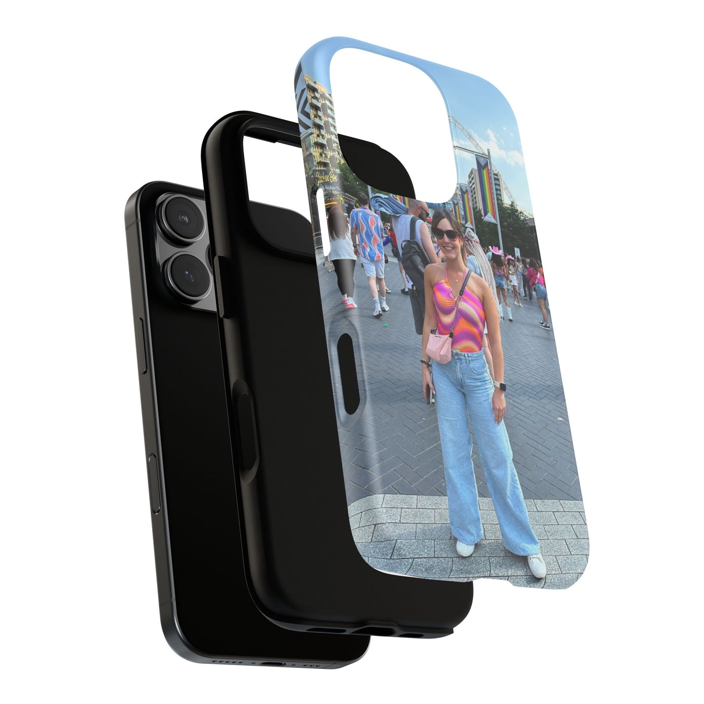 Colorful Phone Case, Vibrant iPhone Cover, Perfect for Summer Festivals, Gift for Music Lovers, Trendy Phone Accessory, Customizable Design